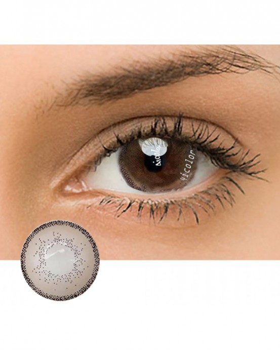 4ICOLOR  EDGE COLORED CONTACT LENSES BROWN