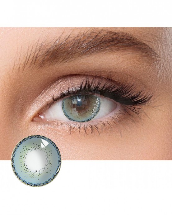 4ICOLOR  EDGE COLORED CONTACT LENSES BLUE