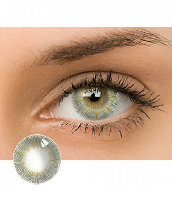 4icolor® 3 Tone colored contact lens Sunny Grey