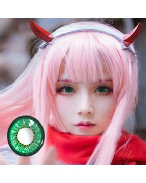 4ICOLOR® Cosplay contact lenses leaves Green