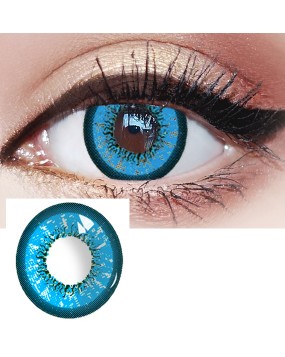 4ICOLOR® Cosplay contact lenses leaves Blue