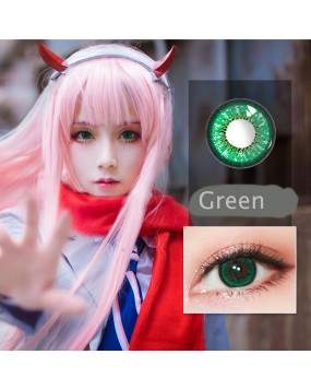 4ICOLOR® Cosplay contact lenses leaves Green