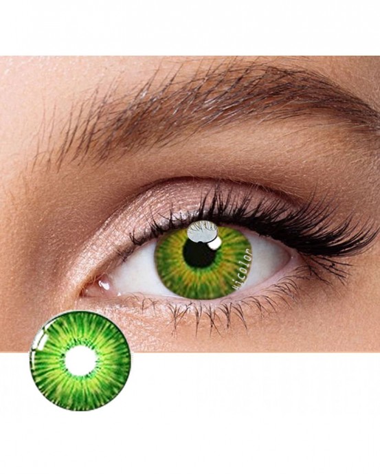 New York Green Dark Color Contact Lenses