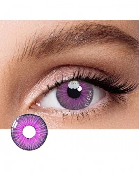 New York Purple Dark Color Contact Lenses