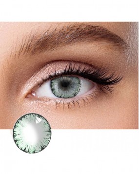 4ICOLOR® One pair Big EYE Green contacts lenses