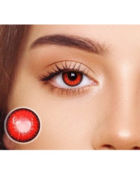 4ICOLOR® Red Ice Makuep Cosplay Contacts