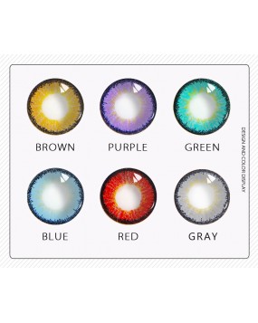 4ICOLOR® Ice purple Red Colored Circle Contact Lenses