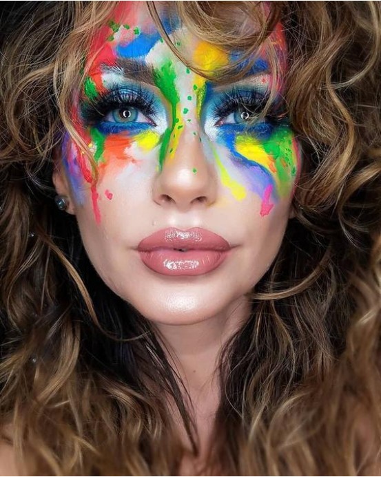 4ICOLOR® Colored contacts Polar Lights II Blue