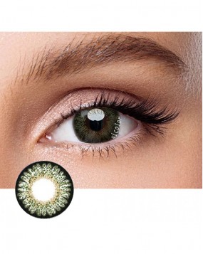 4ICOLOR® Colored contacts lens GEO Bambi Green